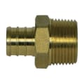 A.Y. McDonald 5423-063 72300M 1 1/4 Male Adapter, 1-1/4 in Nominal, PEX x MNPT End Style, Brass, Import