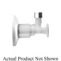 Accor® FlowTite® 4ALL® FPO5X-3(XF) Angle Supply Stop With 3/8 in OD Compression Nut and Escutcheon, Domestic