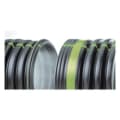 ADS® N-12® 06110020IB Corrugated Perforated Integral Bell End Soiltight Drainage Pipe, 6 in Dia x 20 ft L, Dual Wall, HDPE, Domestic