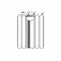 ADS® N-12® WT IB 12650020IB Bell End Solid Water Tight Storm Drainage Pipe With Gasket, 12 in Dia x 20 ft L, Double Wall, Polyethylene