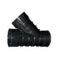 ADS® 0422AA Corrugated Single Wall Drain Wye, 4 in, Slip, HDPE, Domestic