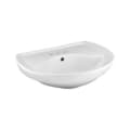American Standard 0268004.020 Ravenna™, 20 in L x 24-1/4 in W x 8 in H, Round Sink, 4 in Faucet Hole Spacing, Import