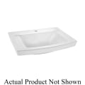 American Standard 0329008.020 Townsend®, Rectangle Shape, 8 in Faucet Hole Spacing, 24 in W x 17-1/2 in D x 7-1/8 in H, Above-Counter Mounting, Fireclay, White, Import