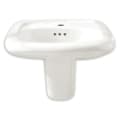 American Standard 0958908EC.020 Murro™, Rectangle Shape, 8 in Faucet Hole Spacing, 21-1/4 in W x 20-1/2 in D, Wall Mounting, Vitreous China, White, Domestic