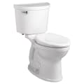 American Standard 211AA004.020 2-Piece Toilet, Champion, Elongated Bowl, 16-1/2 in H Rim, 12 in Rough-In, 1.6 gpf, White, Import