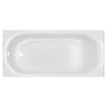 American Standard 2390202.020 Princeton™ Bathtub, Soaking, Rectangle Shape, 60 in L 30 in W, Left Drain, Glossy White, Domestic