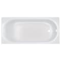 American Standard 2391202.020 Princeton™ Bathtub, Soaking, Rectangle Shape, 60 in L 30 in W, Right Drain, Glossy White, Import