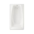 American Standard 2675.002.020 Colony® Bathing Pool, Rectangle Shape, 60 in L x 32-3/4 in W, Reversible Drain, White, Domestic