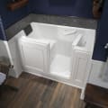 American Standard 3260.215.WRW Premium Bathtub With Right Door, Air Spa, 60 in L x 30 in W, Right Drain, White, Import