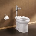 American Standard 3641001.020 Toilet Bowl, Madera, Elongated Bowl, 16-1/2 in H Rim, 10 in Rough-In, 1.28/1.6 gpf, White, Import