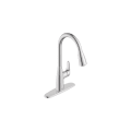 American Standard 7077300.002 Colony Pro Pull Down Kitchen Faucet, 1.5 gpm Flow Rate, Polished Chrome, 1 Handles, 1 Faucet Holes, Multifunction Function, Import