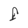 American Standard 7077300.243 Colony Pro Pull Down Kitchen Faucet, 1.5 gpm Flow Rate, Matte Black, 1 Handles, 1 Faucet Holes, Multifunction Function, Import