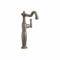 American Standard 7440.151.224 Quentin™ Monoblock Single Control Vessel Bathroom Faucet, 7-5/8 in Spout, 11-9/16 in H Spout, Oil Rubbed Bronze, 1 Handles, Import