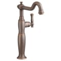American Standard 7440.152.224 Quentin™ Monoblock Single Control Vessel Bathroom Faucet, 7-5/8 in Spout, 11-9/16 in H Spout, Oil Rubbed Bronze, 1 Handles, Grid Drain, Import