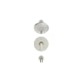American Standard TU061508.295 Aspirations Round Shower Trim Kit, 8.69 in W x 8.69 in H, Metal, Brushed Nickel, Import