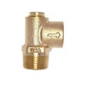 Apollo™ 1620303 16 Pressure Relief Valve, 3/4 x 1/2 in Nominal, MNPT x FNPT End Style, 100 psi Pressure, Bronze Body, Domestic