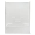 Aquatic 2603DTL-WH 1-Piece Tub Shower, Everyday, 60 in L x 32 in W x 76 in H, Gel-Coated/White, Domestic