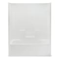 Aquatic 2603DTML-WH Tub Shower, Everyday, 60 in W x 79-1/2 in H, Gel-Coated/White, Domestic