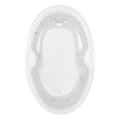 Aquatic W60380-BK Marratta Element 7260420VL-WH Builders' Choice Bathtub, Soaking, 60 in L 43 in W, Left Drain, White, Domestic
