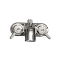 Barclay 195-S-CP Quarter Turn Tub Shower Spout, Converto, 4 gpm Flow Rate, 3-3/8 in Center, Polished Chrome, 2 Handles