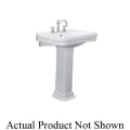 Barclay C/3-840WH Large Column Only, Lavatory Sink, White, Vitreous China, Import