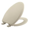 Bemis® 1200E4 006 Toilet Seat With Cover, AFFINITY ™, Elongated Bowl, Closed Front, Plastic, Bone, Adjustable Hinge, Domestic