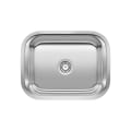 Blanco 441398 Stellar™ Laundry Sink, Rectangle Shape, 23 in W x 17-3/4 in D, Under Mount, 304 Stainless Steel, Refined Brushed