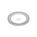 Bradford White® 228-46964-00 Small Gas Burner, For Use With: Model HE440S(BN, SX) and HE450S(BN, SX) Natural Gas Water Heater, 49-Port Stamped, Stainless Steel, Red