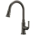 Brizo® 63074LF-SL Rook™ Pull-Down Kitchen Faucet, 1.8 gpm Flow Rate, Luxe Steel, 1 Handles, 1 Faucet Holes, Function: Traditional, Domestic, Commercial