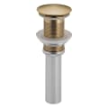 Brizo® RP72413GL Pushbutton Activated Pop-Up Drain Assembly, Luxe Gold, Brass Drain