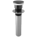 Brizo® RP81627BL Pushbutton Activated Pop-Up Drain Assembly, Matte Black, Brass Drain
