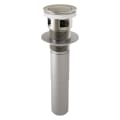 Brizo® RP81628NK Pushbutton Activated Pop-Up Drain Assembly, Luxe Nickel, Brass Drain