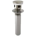 Brizo® RP81628NK Pushbutton Activated Pop-Up Drain Assembly, Luxe Nickel, Brass Drain
