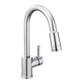 CFG 46201 Edgestone™ Pull-Down Kitchen Faucet, 1.5 gpm Flow Rate, Polished Chrome, 1 Handles, 1/3 Faucet Holes, Function: Traditional, Domestic, Residential