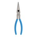 Channellock® 317 Long Nose Side-Cutting Plier With Cutter, 2.36 in L x 0.87 in W, Cross Hatched Teeth Carbon Steel Jaw, 8 in OAL