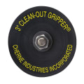 Cherne® Clean-Out Gripper® 270178 Mechanical Pipe Plug, 3 in Pipe, 2.2 in L, 17 psi Back Working, ABS, Black, Import