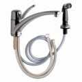 Chicago Faucet® 2301-ABCP Hot and Cold Water Mixing Sink Faucet, 2.2 gpm, Integral Swing Spout, Chrome Plated, 1 Handle, Side Spray(Y/N): Yes, Domestic, Commercial