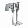 Chicago Faucet® 625-LPABCP Hot and Cold Water Pedal Box With Long Pedal, 5-3/4 in W, Domestic, Commercial