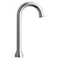 Chicago Faucet® GN1AJKABCP Rigid/Swing Gooseneck Spout, 3-1/2 in L x 5-7/8 in H, Polished Chrome