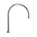 Chicago Faucet® GN8AE3JKABCP Rigid/Swing Gooseneck Spout, 8 in L x 6 in H, Brass, Polished Chrome