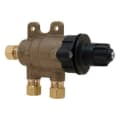 Chicago Faucet® 131-ABNF Thermostatic Mixing Valve, 3/8 in, Compression, 20 to 125 psi, 0.35 to 4.6 gpm, Brass Body, Domestic