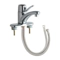 Chicago Faucet® 2200-4E2805ABCP Traditional Lavatory Sink Faucet, Polished Chrome, 1 Handles, 0.5 gpm Flow Rate