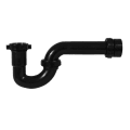 Dearborn® A9703WBG P-Trap, 1-1/2 in Nominal, Black, Polypropylene, Import