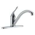 DELTA® 100LF-HDF HDF® Kitchen Faucet, 1.5 gpm Flow Rate, 8 in Center, Swivel Spout, Polished Chrome, 1 Handles, Domestic