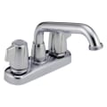 DELTA® 2121LF Classic™ Laundry Faucet, 4 in Center, Polished Chrome, 2 Handles, Import