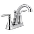DELTA® 2532LF-MPU Bathroom Faucet, Woodhurst™, Polished Chrome, 2 Handles, Metal Pop-Up Drain, 1.2 gpm