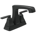 DELTA® 2564-BLMPU-DST Ashlyn® Centerset Lavatory Faucet, Matte Black, 2 Handles, Pop-Up Drain, 1.2 gpm Flow Rate