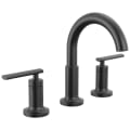 DELTA® 35442-BLMPU-DST Altado™ Bathroom Faucet, 1.2 gpm Flow Rate, Matte Black, 2 Handles, Pop-Up Drain, Domestic