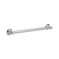 DELTA® 41624 Traditional Decorative Grab Bar, 24 in L x 1-1/4 in Dia, Polished Chrome, Brass, Import