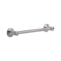 DELTA® 41718-SS Transitional Decorative Grab Bar, 18 in L x 1-1/4 in Dia, Stainless Steel, Brass, Import
